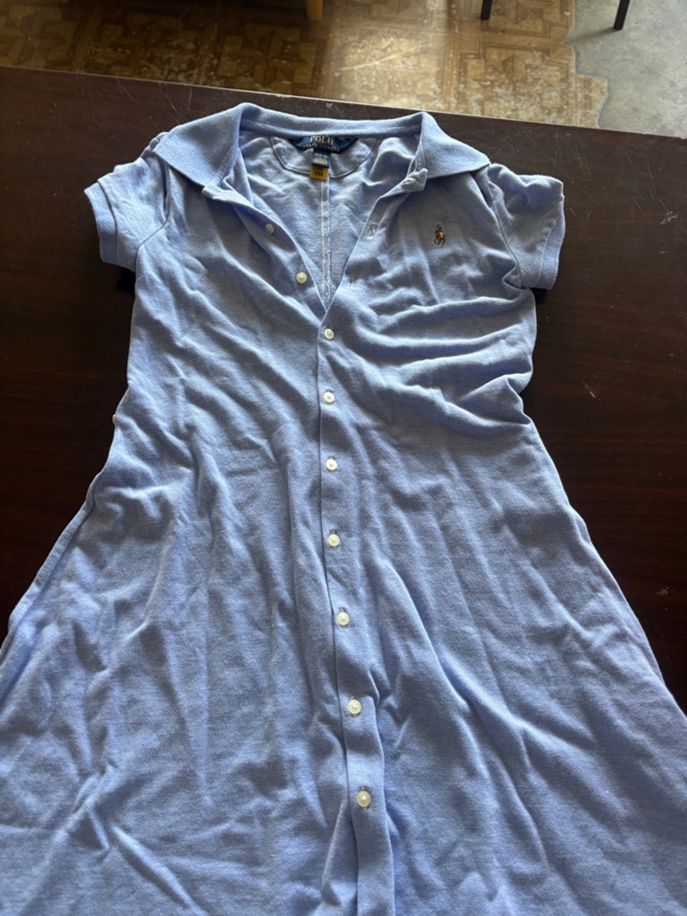 Polo Ralph Lauren Light Blue Polo Shirt Dress